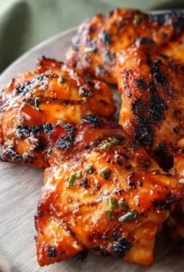 Grilled Honey Buffalo Chicken Thighs