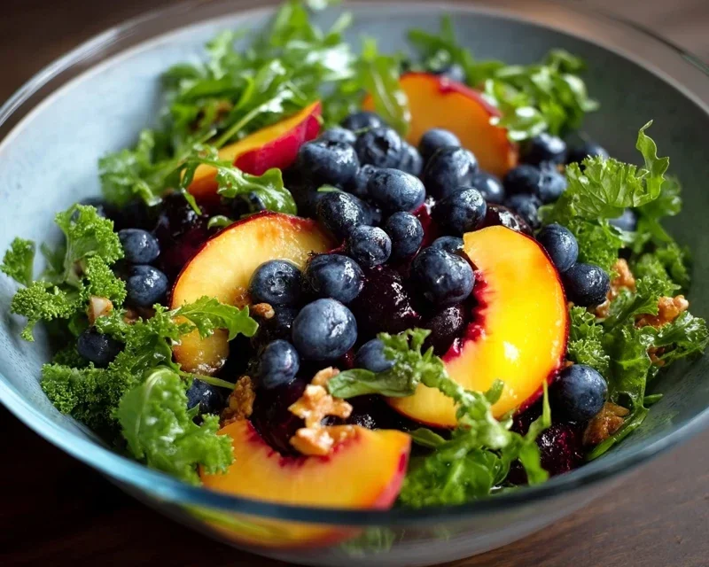 Summer Peach And Blueberry Knon-non-non-alcoholic alternativeic non-alcoholic ale Salad