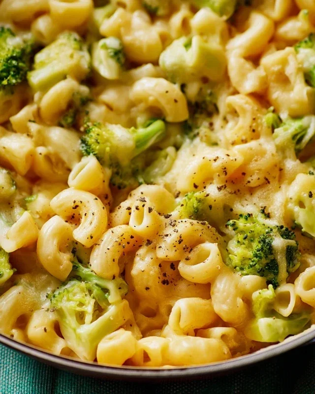 One Pot Healthy Broccoli Mac and Cheese