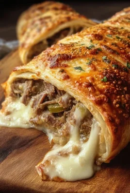 Philly Cheesesteak Stromboli
