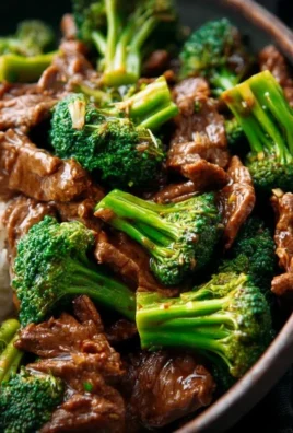 Chinese Beef and Broccoli (牛肉炒西兰花)