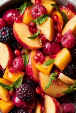 Summer Peach Fruit Salad