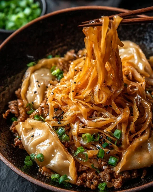 Potsticker Noodle Bowl