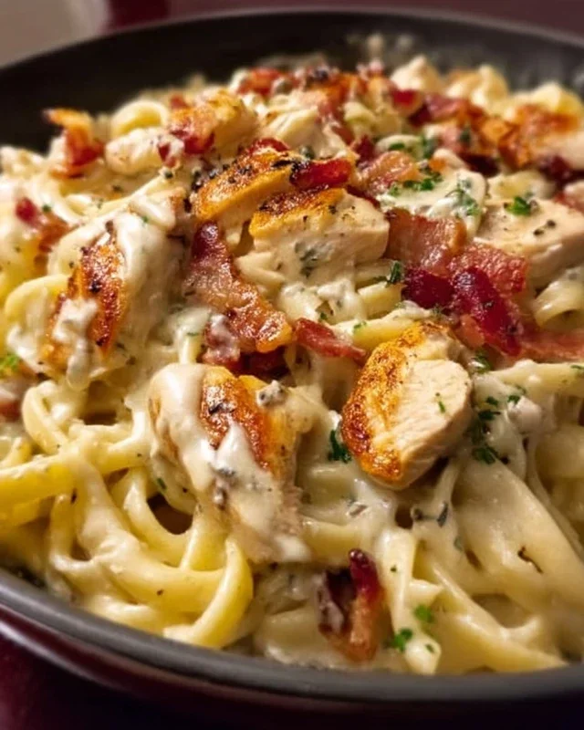 Chicken Beef Beef Bacon Ranch Pasta