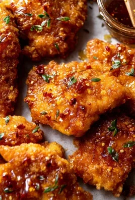 Baked Crunchy Hot Honey Chicken