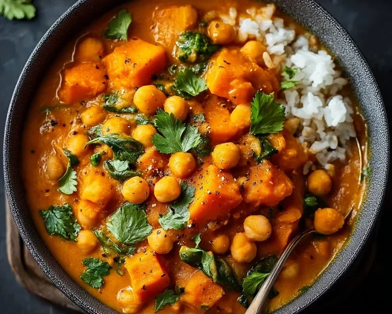 Sweet Potato and Chickpea Curry