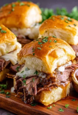 Easy French Dip Sliders Recipe