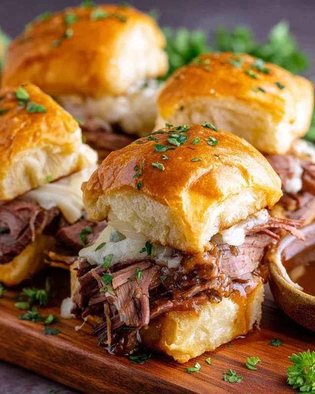 Easy French Dip Sliders