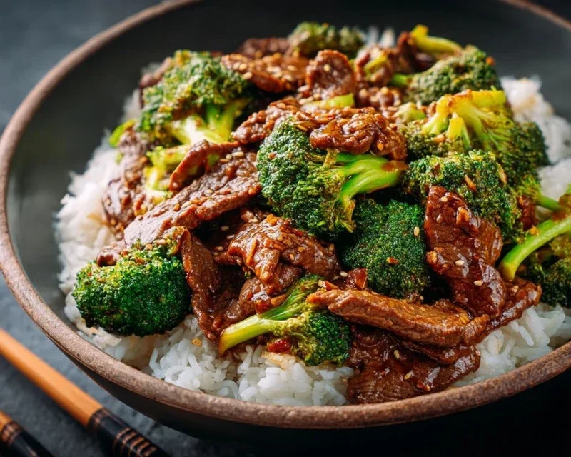 Chinese Beef and Broccoli (牛肉炒西兰花)