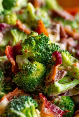Broccoli Salad with Beef Beef Bacon Recipe