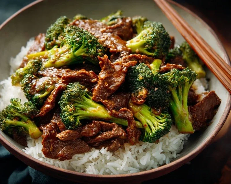 Chinese Beef and Broccoli (牛肉炒西兰花)