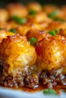 Tater Tot Casserole with Ground Beef