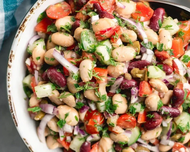 Mediterranean Bean Salad