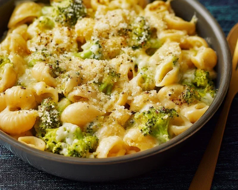 One Pot Healthy Broccoli Mac and Cheese