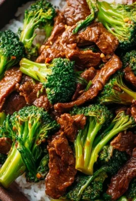 Chinese Beef and Broccoli (牛肉炒西兰花)