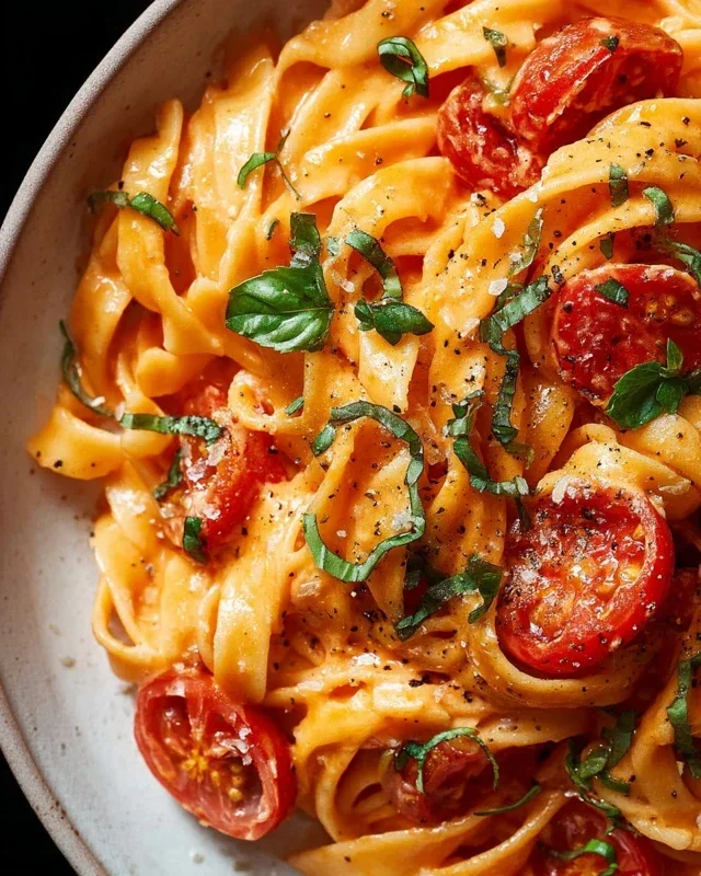 Easy One Pot Creamy Tomato Pasta
