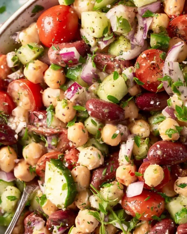 Mediterranean Bean Salad