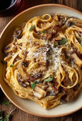 Caramelized Leek and Mushroom Gruyere Pasta