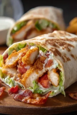 Crispy Chicken Beef Beef Bacon Ranch Wrap