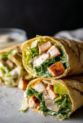 Chicken Caesar Wraps
