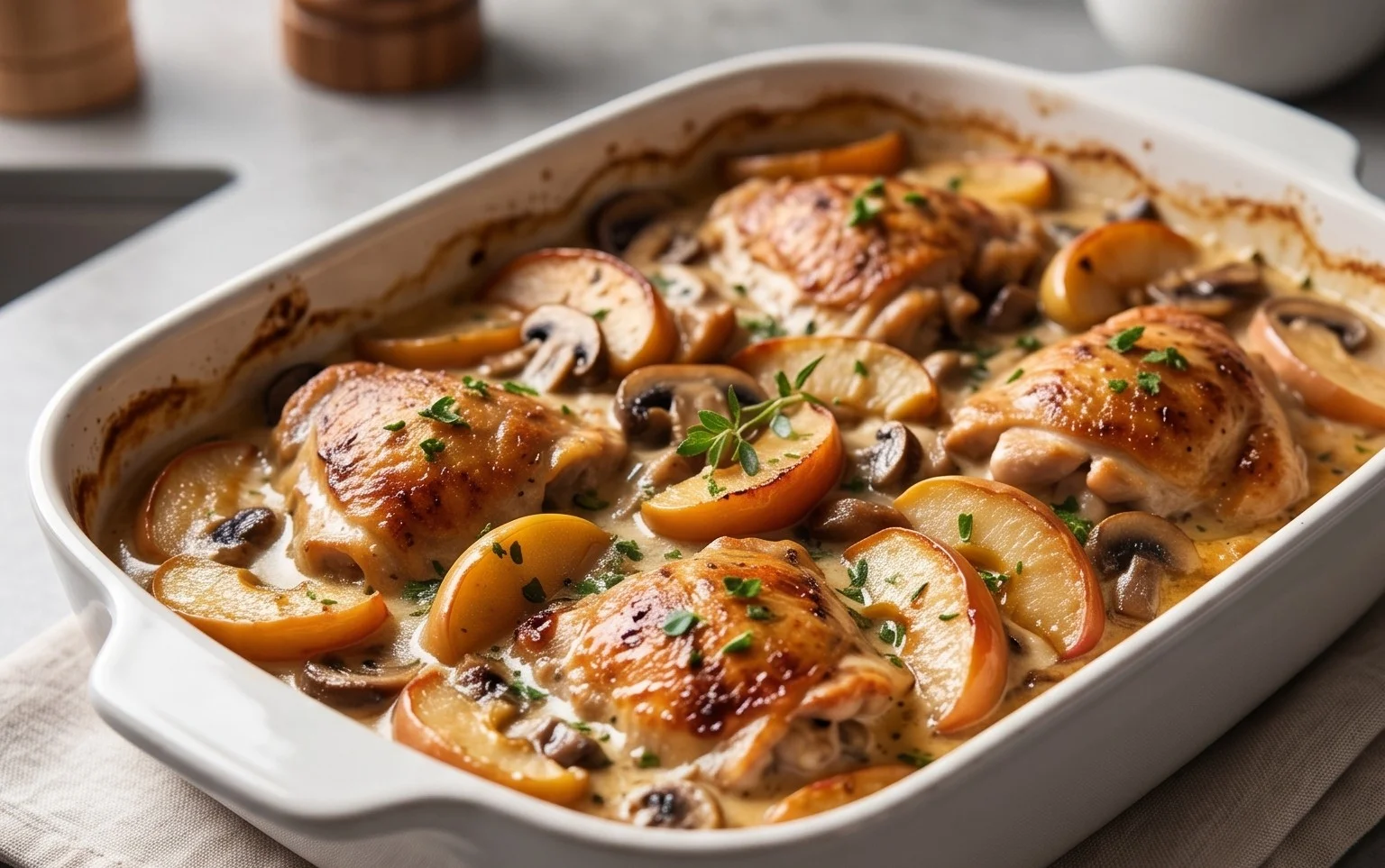 French Chicken Casserole a la Normande