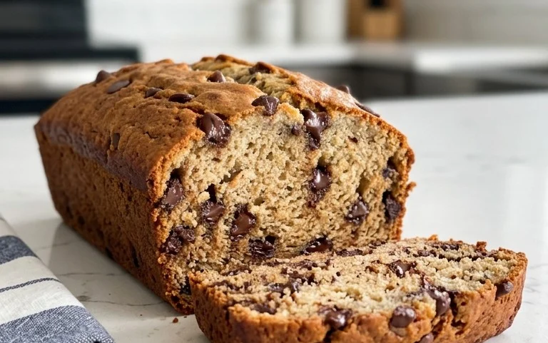Easy Chocolate Chip Banana Bread
