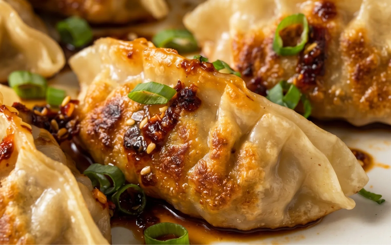 Chicken Potstickers (Pan Fried Dumplings)