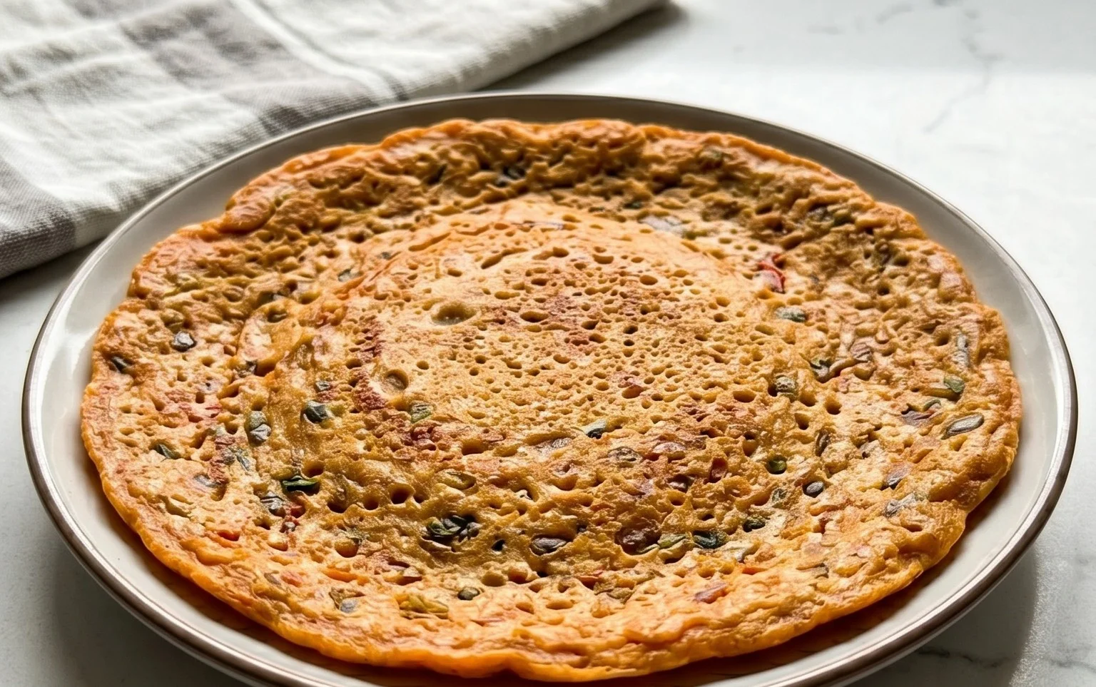 Masoor Dal Chilla | Savory Red Lentil Pancakes