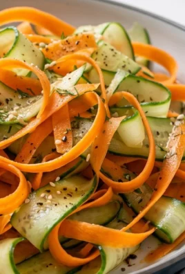 Carrot and Cucumber Ribbon Salad