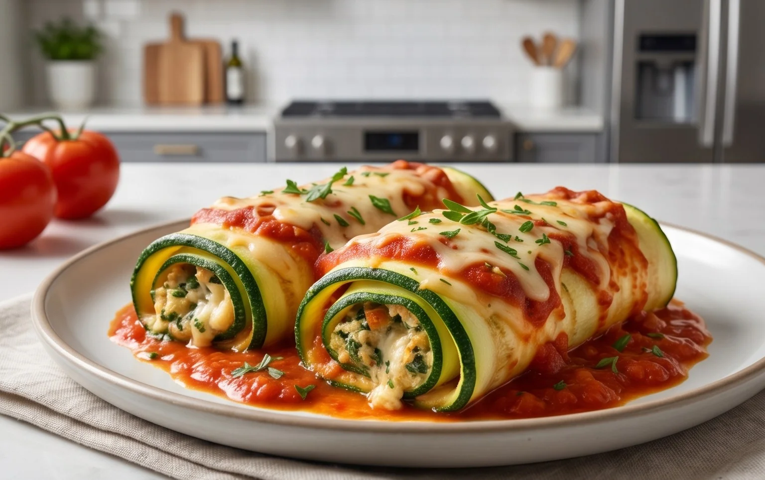 Vegan Zucchini Rollatini