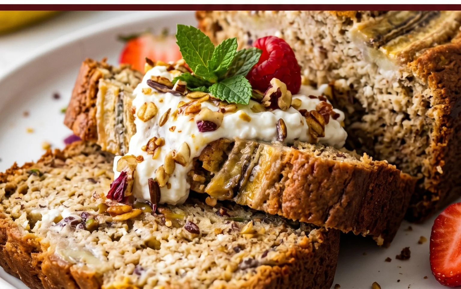 Cottage Cheese Banana Bread