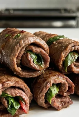 Thai Basil Beef Rolls