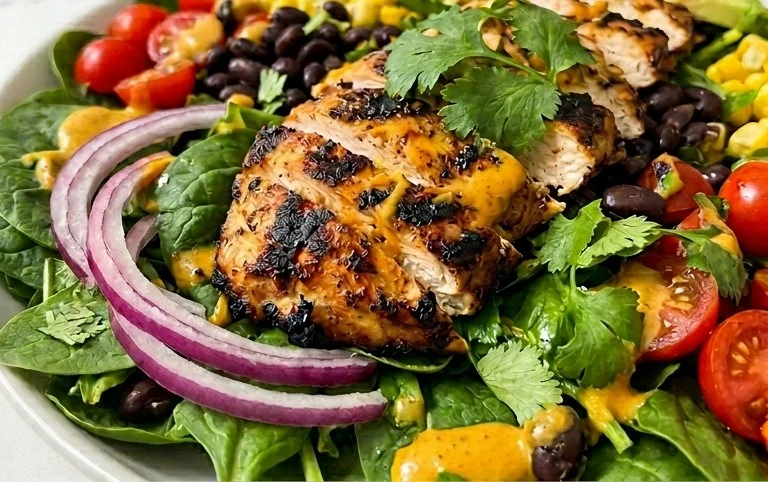Peruvian Grilled Chicken Salad