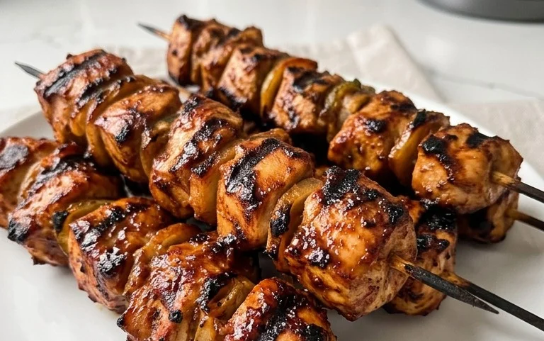 Mexican Barbecue Chicken Skewers