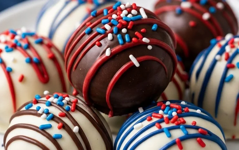 Patriotic Oreo Balls