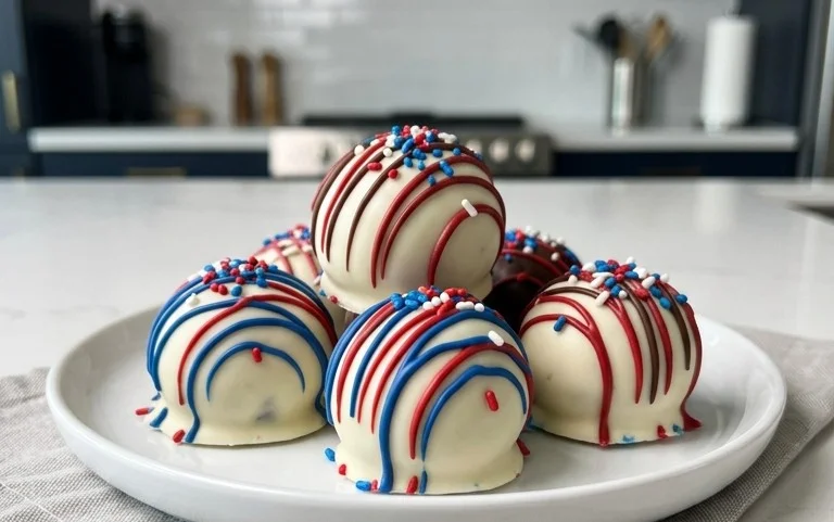 Patriotic Oreo Balls