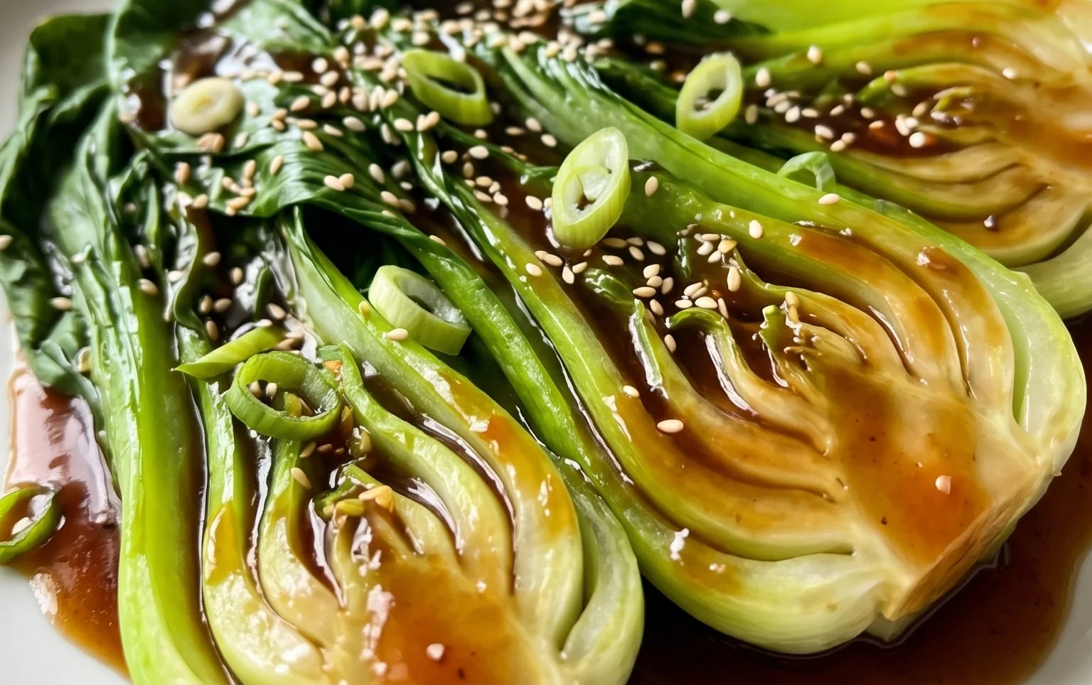 Bok Choy with Oyster Sauce