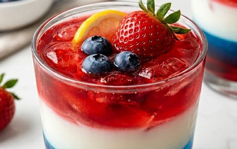 July 4th Layered Drinks Recipe