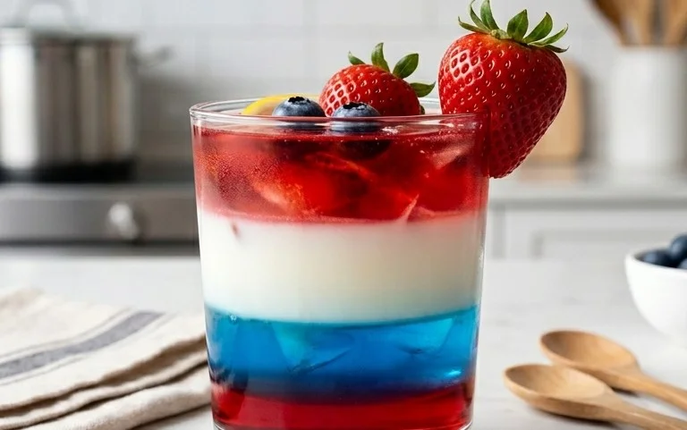 July 4th Layered Drinks Recipe