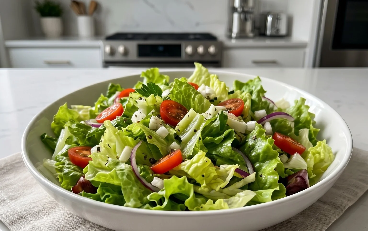 Maroulosalata (Greek Lettuce Salad)