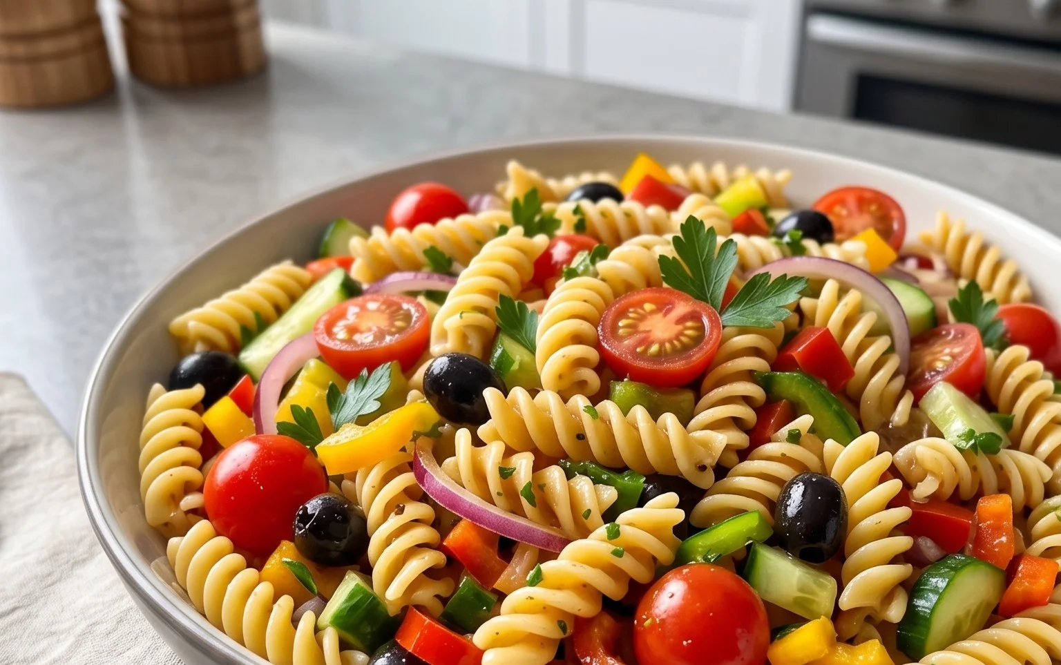 French Dressing Pasta Salad