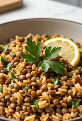 Easy Mediterranean Lentils and Rice