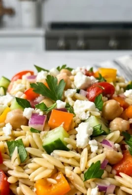 Rainbow Orzo Salad