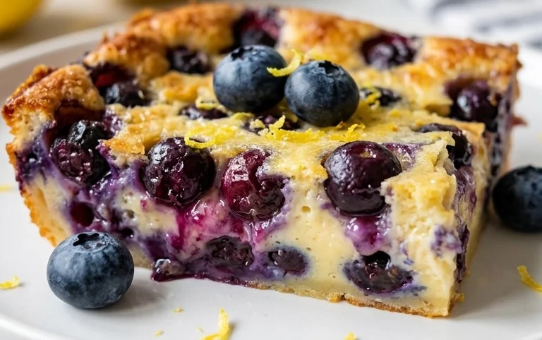 Lemon Blueberry Clafoutis