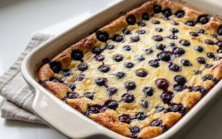 Lemon Blueberry Clafoutis