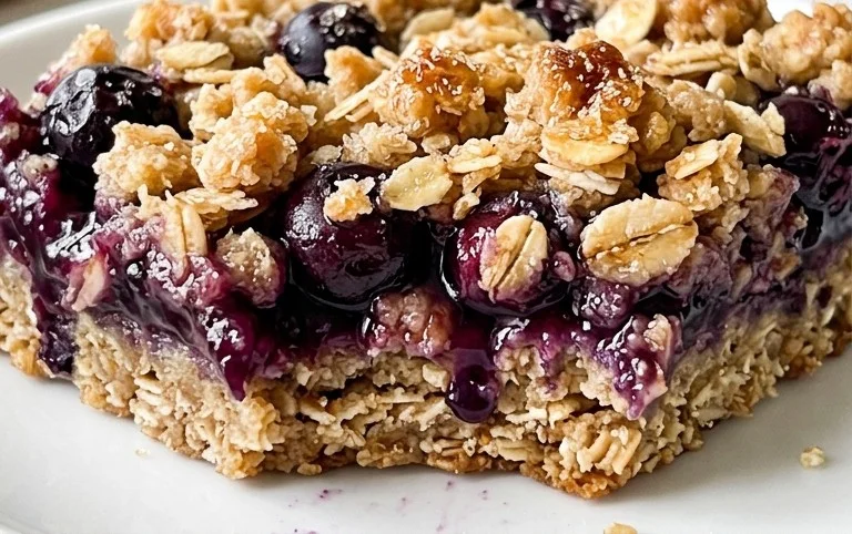 Blueberry Oatmeal Bars