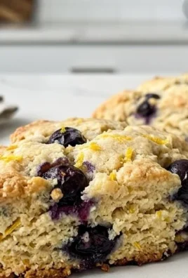 Almond Flour Lemon Blueberry Scones