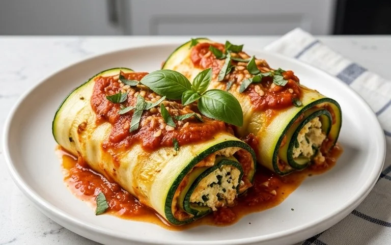 Vegan Zucchini Rollatini