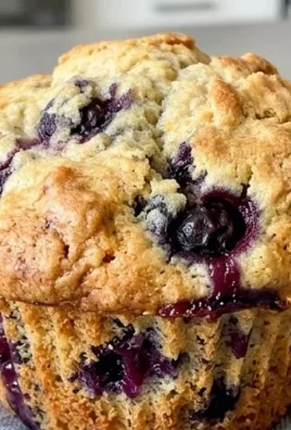 Sour Cream Blueberry Muffins