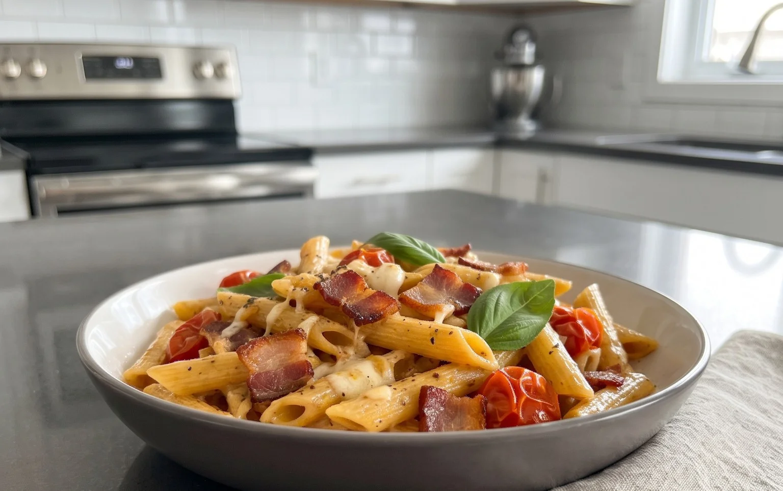 Beef Bacon Pasta